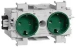 Tehalit Steckdose 2-fach gr GS2001 mgn GS20016029