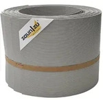 zaun|zu&reg; Sichtschutzstreifen Rille 10x Einzelstreifen 2,55m Sichtschutz Steingrau,