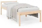 vidaXL Seniorenbett 90x200 cm Massivholz Kiefer