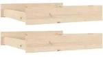 vidaXL Bettschubladen 2 Stk. Massivholz Kiefer