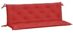 vidaXL Gartenbank-Auflagen 2 Stk. Rot 150x50x7 cm Oxford-Gewebe