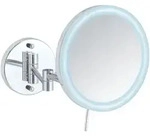 WENKO Power-Loc&reg; LED Wandspiegel Aura
