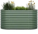 Blumfeldt High Grow Hochbeet mit 160 x 80 x 80 cm aus Stahl-Wellblech einfacher