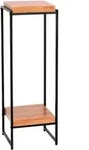 Mendler Blumentisch HWC-K71, Blumenregal Beistelltisch Pflanzregal, MVG-zertifiziert