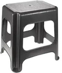 Keeeper Max - Maxi-Hocker aus robustem Kunststoff (PP), 41 x 33,5 x 42,5 cm, Farbe