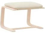 vidaXL Fu&szlig;hocker Creme 51x41x40 cm Stoff
