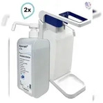 SET: Blanc Hygienic Hebelspender 1.000ml + 2x 1 Liter Haut- und...