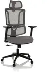 B&uuml;rostuhl / Drehstuhl ERGOMY Sitz Stoff / R&uuml;cken Netzstoff grau mybuero