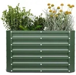 Blumfeldt High Grow Straight Hochbeet | 600 L | Ergonomisch | Wetterfest | offene