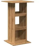 vidaXL Bartisch mit Ablagen Artisan-Eiche 60x60x102 cm Holzwerkstoff