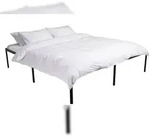 CLP Metallbett Hamlin schwarz/200x180x41 cm