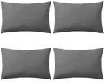 vidaXL Gartenkissen 4 Stk. 60 x 40 cm Grau