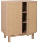 Mendler Highboard HWC-M51, Kommode Schrank Sideboard, Stauf&auml;cher, Kubu Rattan