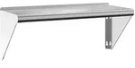 vidaXL Wandregal 75x30x31 cm Silbern Edelstahl