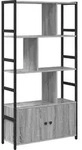 vidaXL Regal Grau Sonoma 80 x 30 x 155,5 cm Holzwerkstoff
