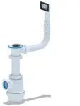 Belvit Waschbecken Siphon &Uuml;berlauf 1 1/2" &Oslash;40mm