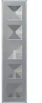 Jung Glasrahmen 5fach AV 585 GLM KG AV585GLMKG