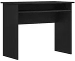 vidaXL Schreibtisch Schwarz Eichen-Optik 90x50x74 cm Holzwerkstoff