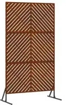 vidaXL Sichtschutz Grau 100 x 50 x 180 cm Stahl