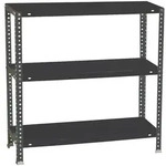 SimonRack Metallregal mit Schrauben 900x1000x400 mm, 3 B&ouml;den, 100 kg Biegepunkt,