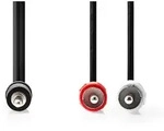 Nedis Stereo-Audiokabel - 3.5 mm Stecker - 2x RCA Stecker - Vernickelt - 10.0 m -