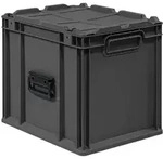 PROREGAL Eurobox NextGen Portable, HxBxT 33,5x30x40cm, 30 Liter, Schwarz,