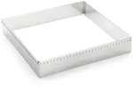 DE BUYER Edelstahlrahmen ausziehbar 30 x30 x 5 bis57 x 57 x 5cm