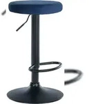 CLP Barhocker Ponte Samt-Bezug blau/schwarz