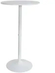 CLP Stehtisch Rund &Oslash; 60 cm wei&szlig;/wei&szlig;