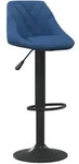 vidaXL Barhocker Blau Samt