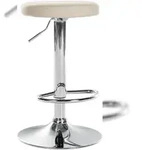 CLP Barhocker Ponte Kunstleder-Bezug creme/chrom