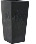 Siena Garden Pflanzgef&auml;&szlig;e NIZZA STONE schwarz Betonoptik, 30 x 57 cm