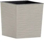 Siena Garden Pflanzgef&auml;&szlig;e NIZZA GROOVE creme Rillenoptik, 25 x 25,5 cm