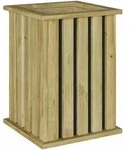 vidaXL Pflanzk&auml;sten Braun 33 x 33 x 45 cm Impr&auml;gniertes Kiefernholz