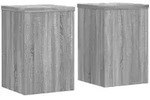 vidaXL Pflanzenst&auml;nder 2 Stk. Grau Sonoma 25x25x35 cm Holzwerkstoff