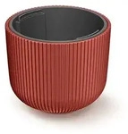 Prosperplast - Terrakottafarbener Blumentopf mit Reservoir, MILLY-Kollektion - 23,9 x