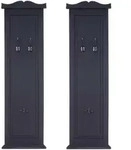 Mendler 2er-Set Garderobe T33, Wandgarderobe Garderobenpaneel, Wandhaken Holz