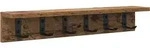 vidaXL Wandmontierter Kleiderst&auml;nder Altholz 60 x 10.5 x 10.5 cm