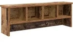 vidaXL Wandmontierter Kleiderst&auml;nder mit Regal Altholz 75 x 16 x 26 cm