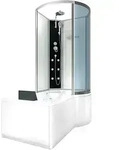AcquaVapore Whirlpool Wanne Duschtempel Dusche Duschkabine K50-L00-WP 170x100...