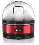 Arendo Eierkocher Edelstahl, 400 W, Warmhaltefunktion, H&auml;rtegrad einstellbar,...