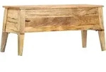 vidaXL Aufbewahrungstruhe 99 x 35 x 48 cm Massivholz Mango