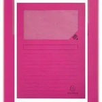 Exacompta 50108E 4x Packung mit 100 Fenstermappen mit Organisationsdruck aus...