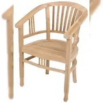DELUKE Gartenstuhl OVE - Teak, Natur | Relaxsessel Wetterfest Terrassenstuhl...