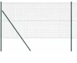 vidaXL Zaunpfosten Gr&uuml;n 25 x 1 m (25 x 25 mm Masche) Stahl