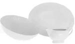 CreaTable Valencia Weiss Servier Set 3-tlg Porzellan