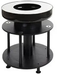 Mendler Feuerschale mit Grill HWC-K95, Feuerstelle Grill BBQ, Grillplatte
