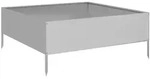 vidaXL Hochbeet 100x100x25 cm Verzinkter Stahl