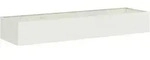 vidaXL Pflanzgef&auml;&szlig; Wei&szlig; 280x80x40 cm Stahl