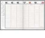 Rido Buchkalender magnum 1W/2S sw